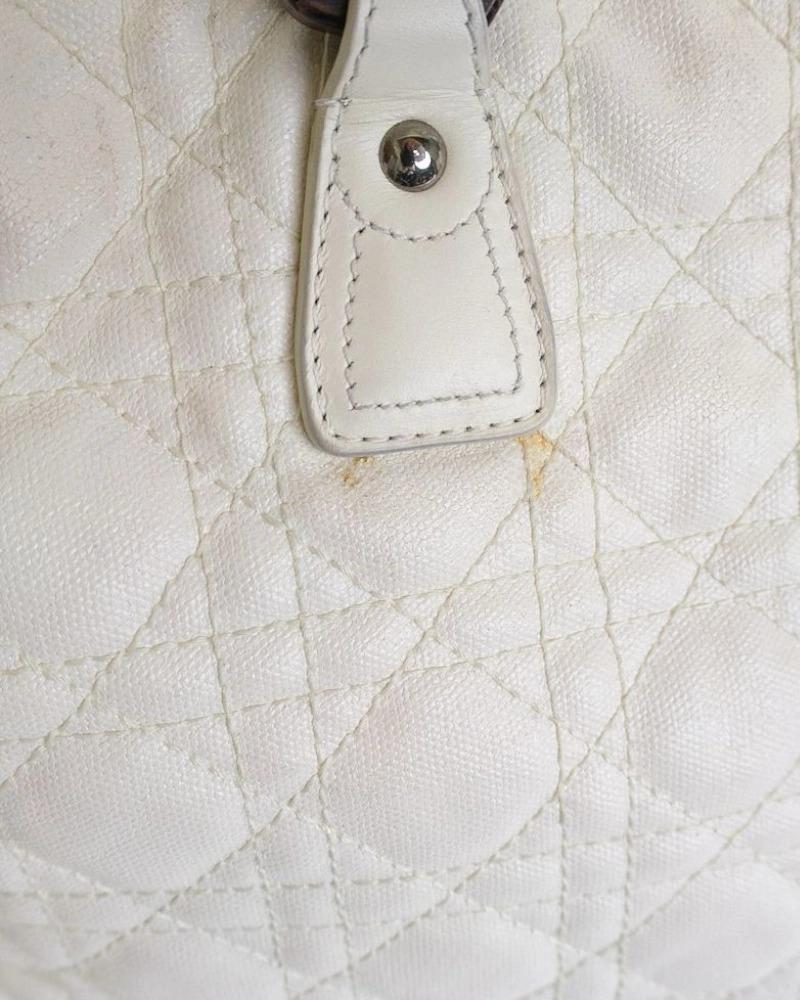 Dior Shopper Lady Cannage White 13