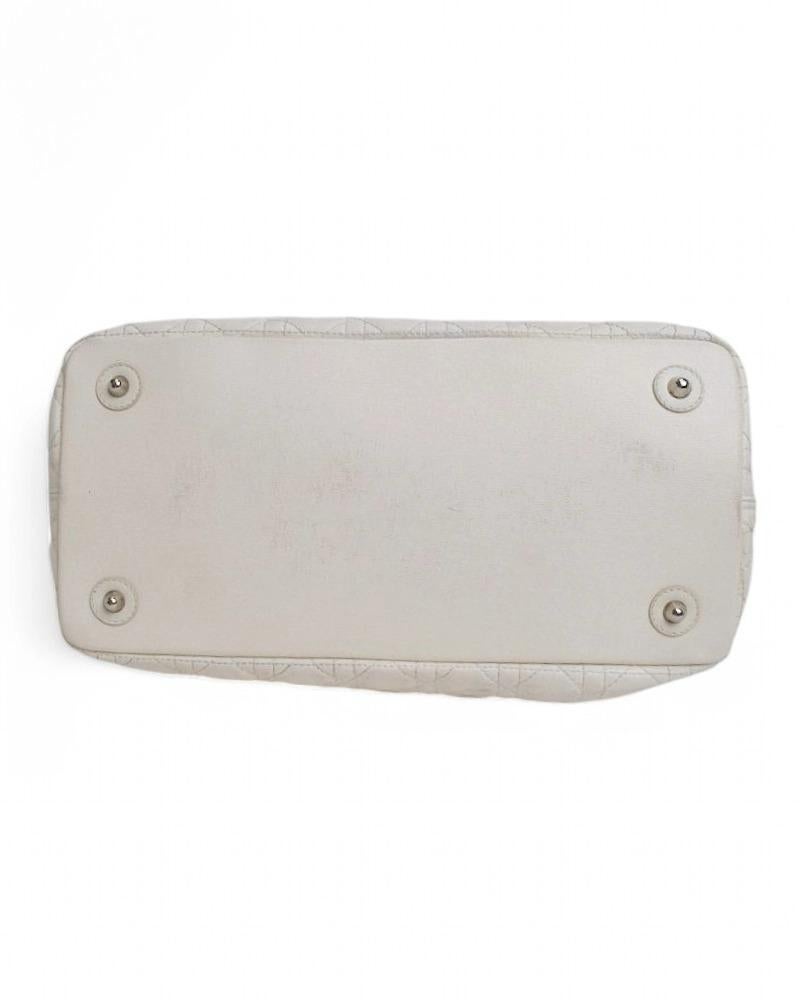 Dior Shopper Lady Cannage White 2