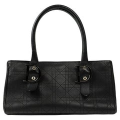 DIOR Umhängetasche aus schwarzem Leder