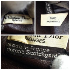 Dior Signature Monogram Oblique Boston 896016 Brown Canvas Satchel