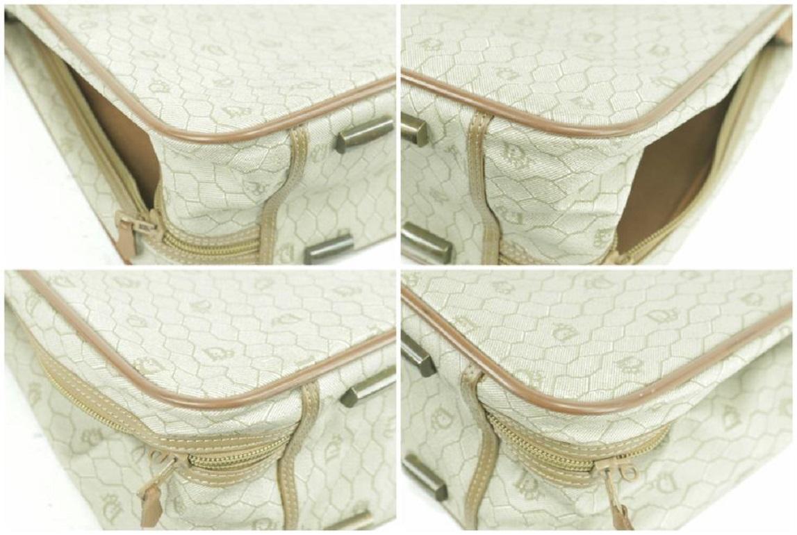 Dior Signature Oblique Monogram Trotter 2way Suitcase with Strap 16dk0102 Beige  For Sale 5