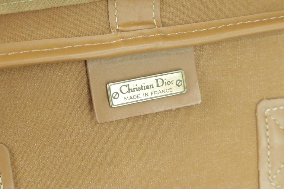 Women's Dior Signature Oblique Monogram Trotter 2way Suitcase with Strap 16dk0102 Beige  For Sale