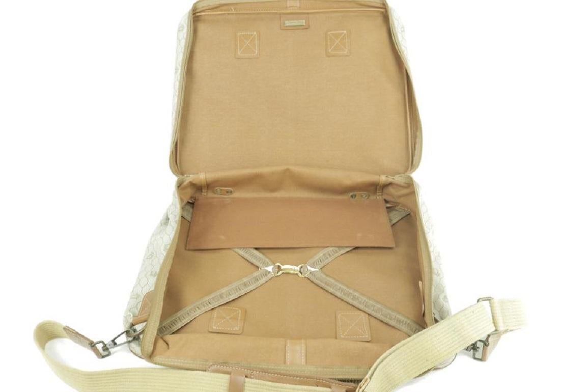 Dior Signature Oblique Monogram Trotter 2way Suitcase with Strap 16dk0102 Beige  For Sale 2