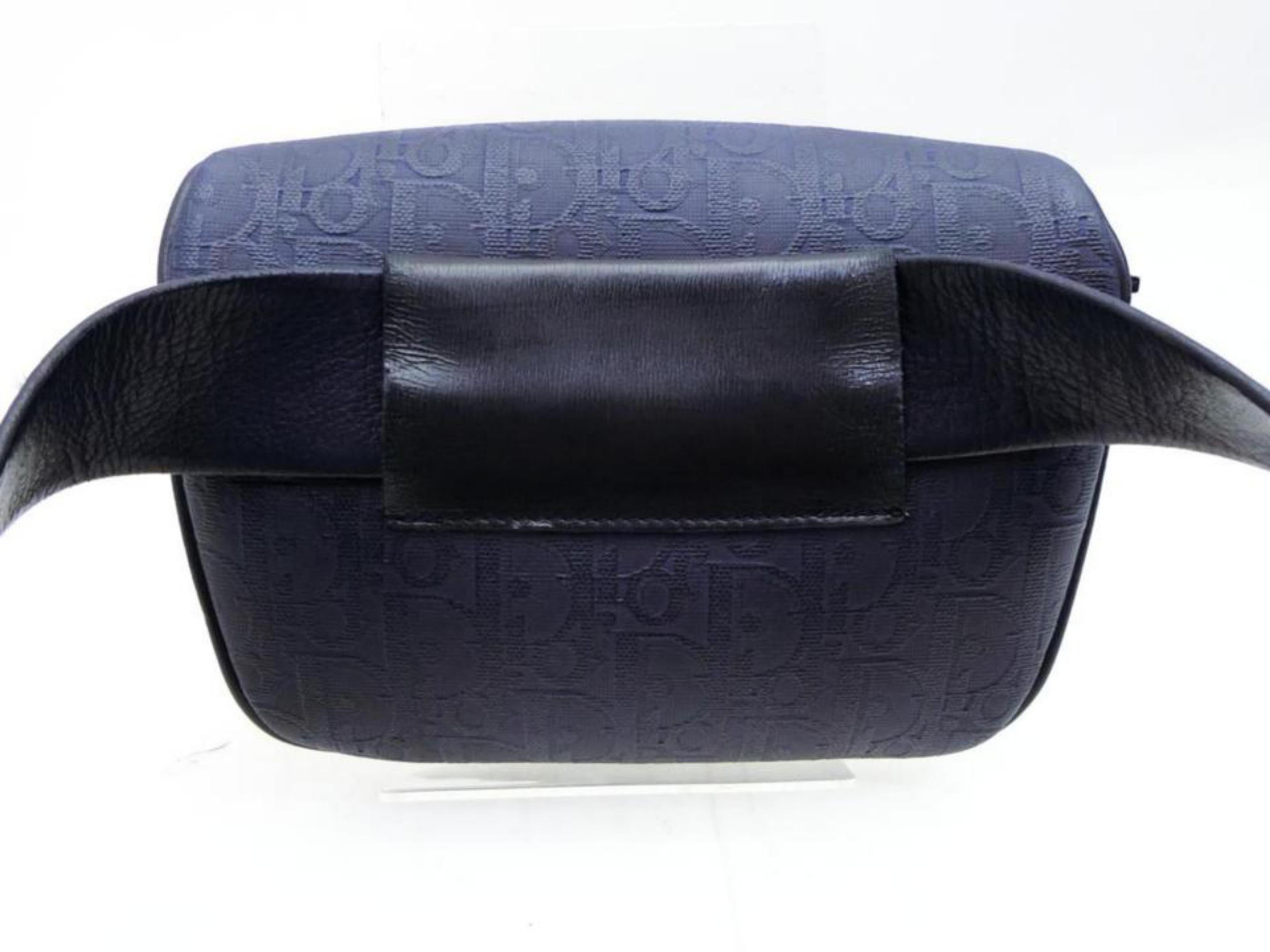 Dior Signature Oblique Monogram Trotter Belt Fanny Pack 229734 Cross Body Bag 3