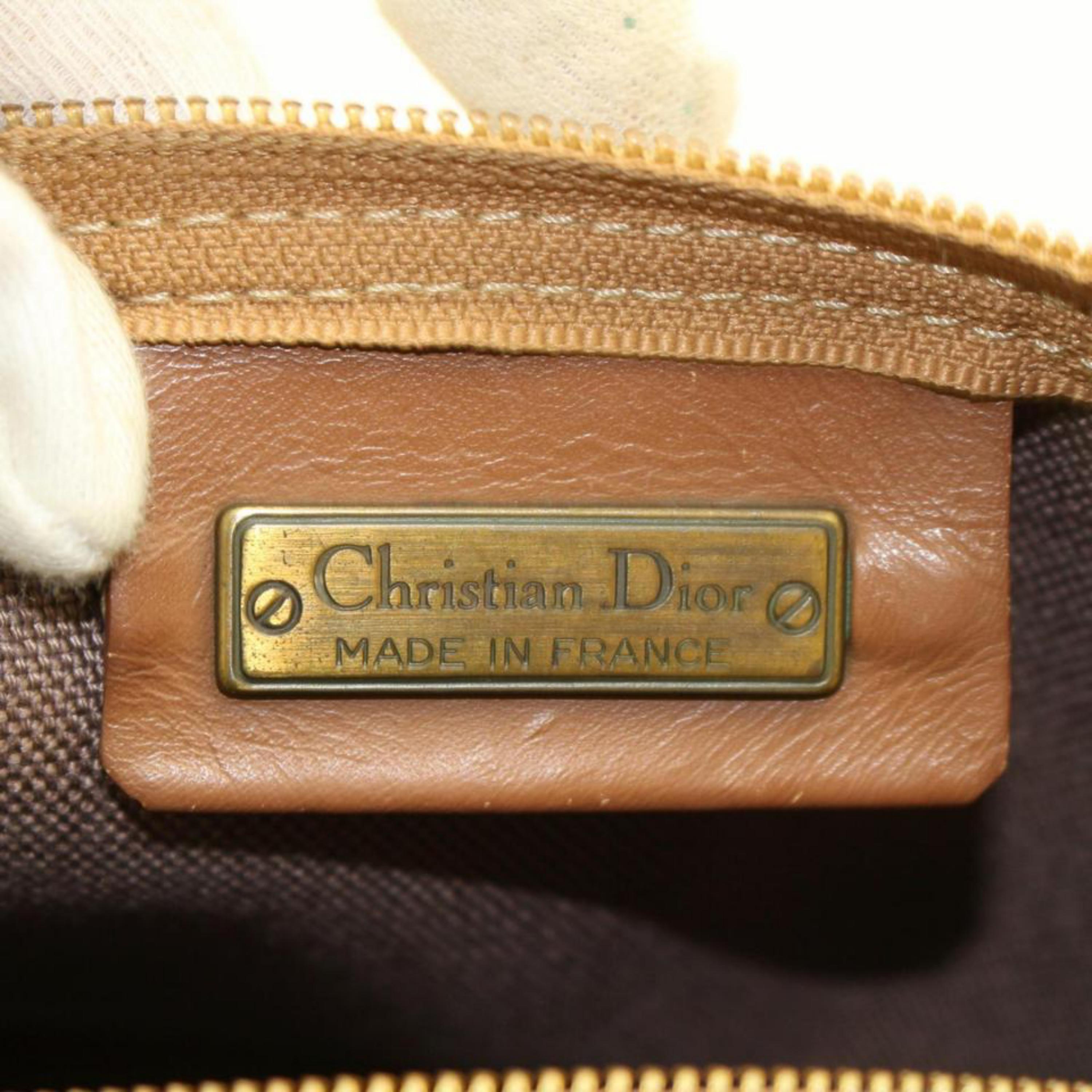 Dior Signature Oblique Trotter Boston Duffle 868163 Beige Canvas Travel ...