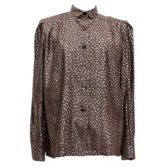 Vintage Dior Silk and Lurex Blouse