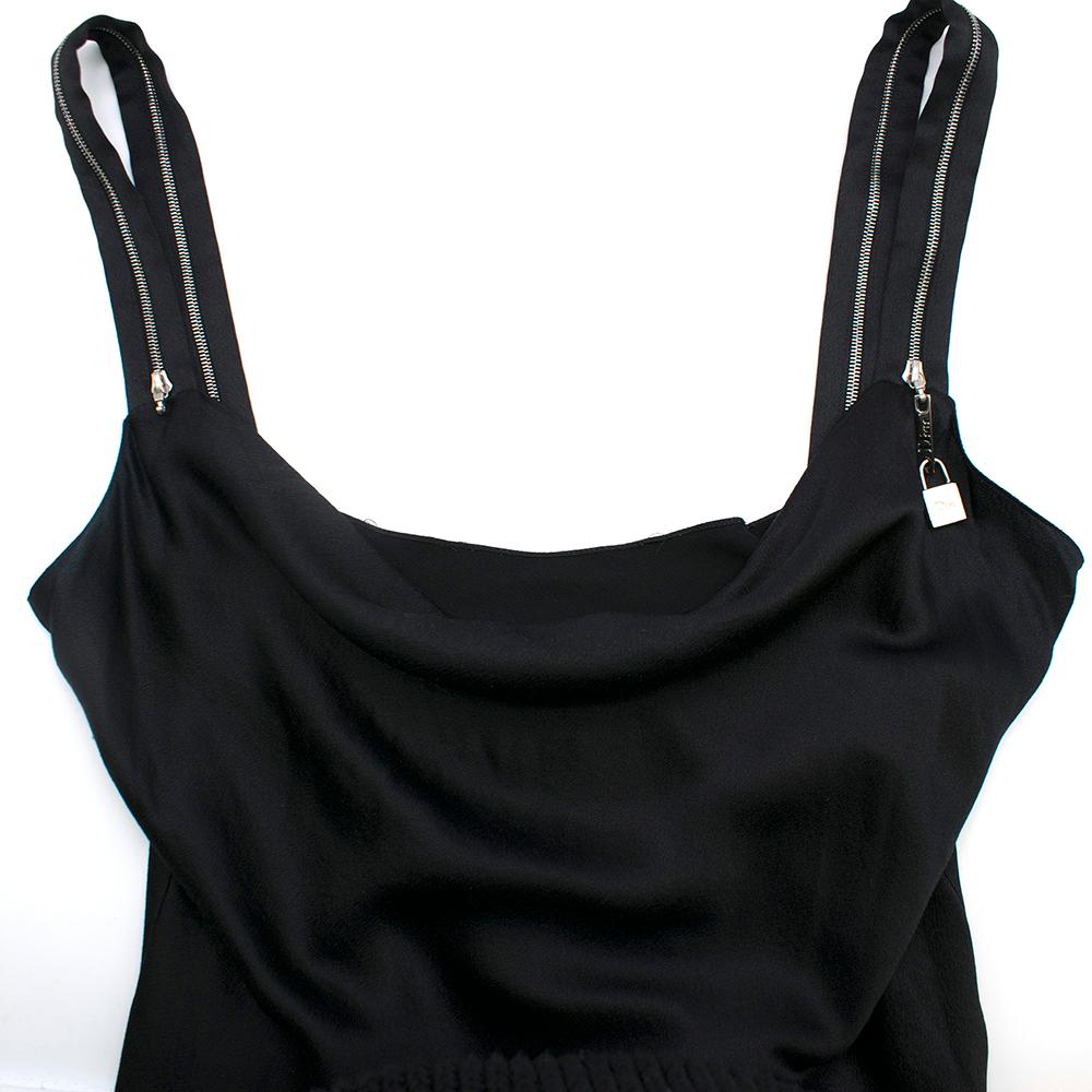 Dior Silk Camisole with Shoulder Zip Detail M UK12 In Excellent Condition In London, GB
