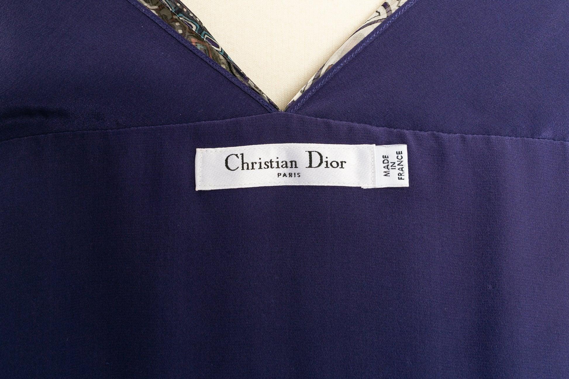 Dior Silk Dress by John Galliano For Sale 4