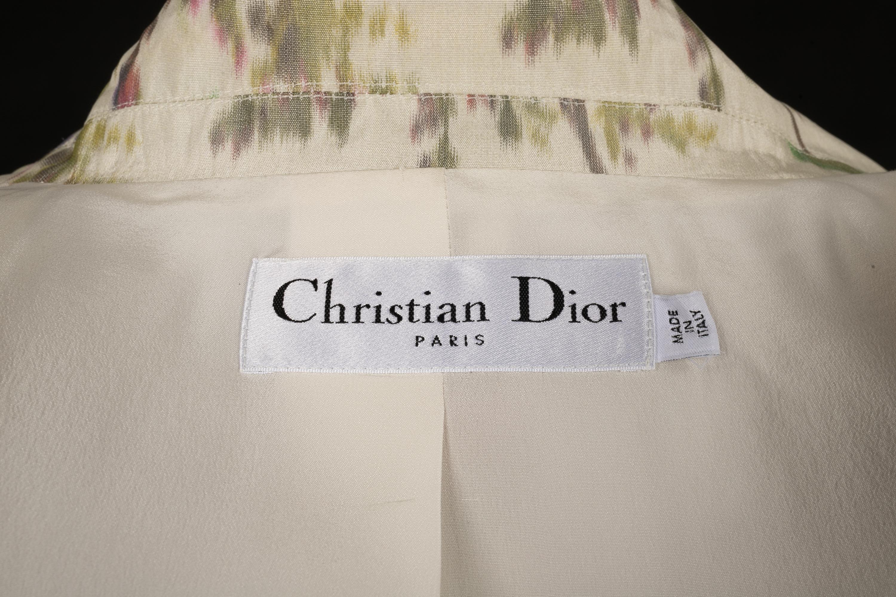 Dior silk jacket For Sale 4