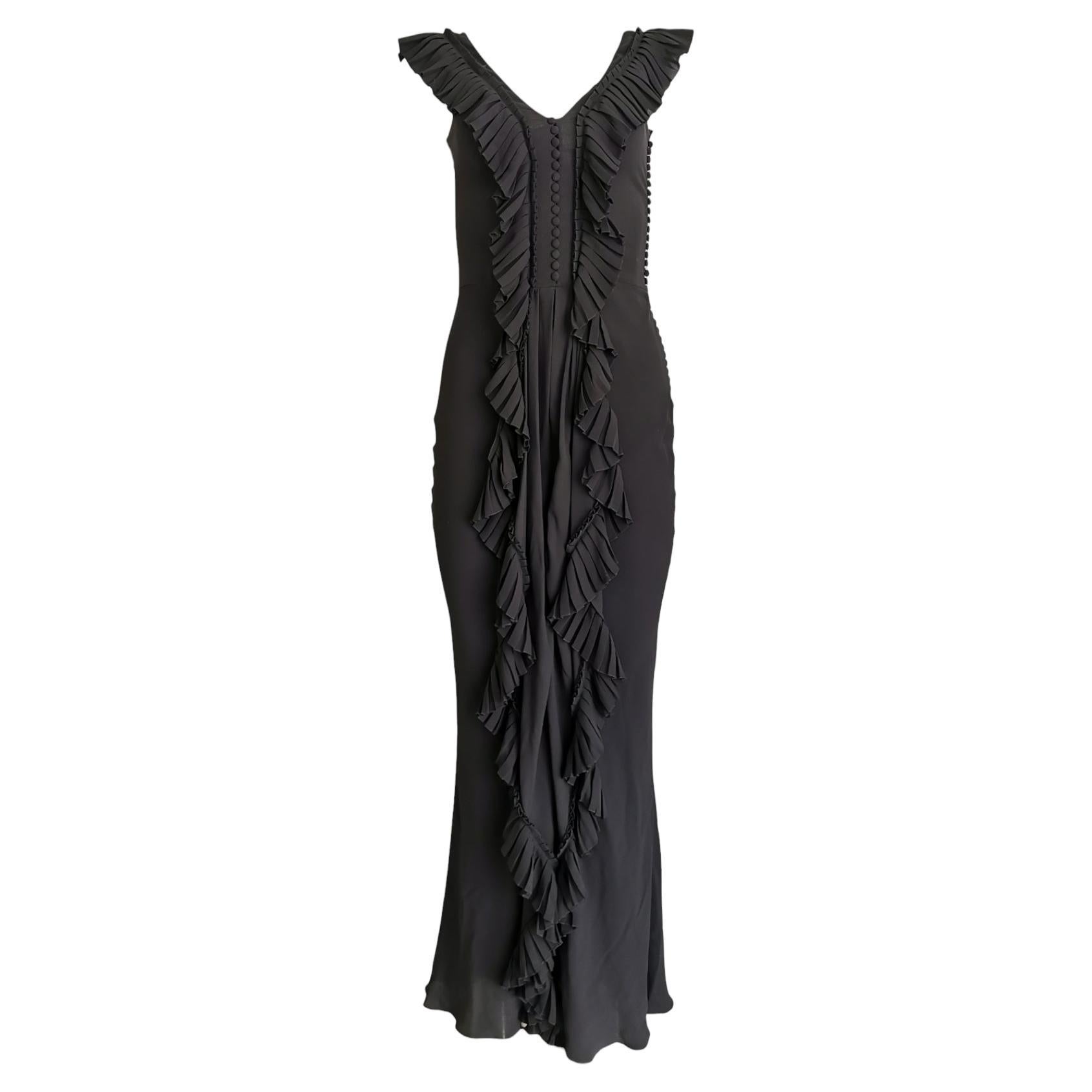 Dior Seidenrüschen-Kleid, FW 2005 im Angebot