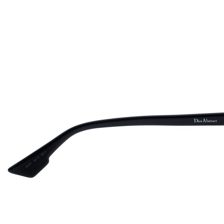 Dior Silver And Black Grey Mirrored 8070t Dior Abstract Wayfarer