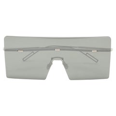 Dior Silver/Black Mirrored 0100T Hardior Square Shield Sunglasses