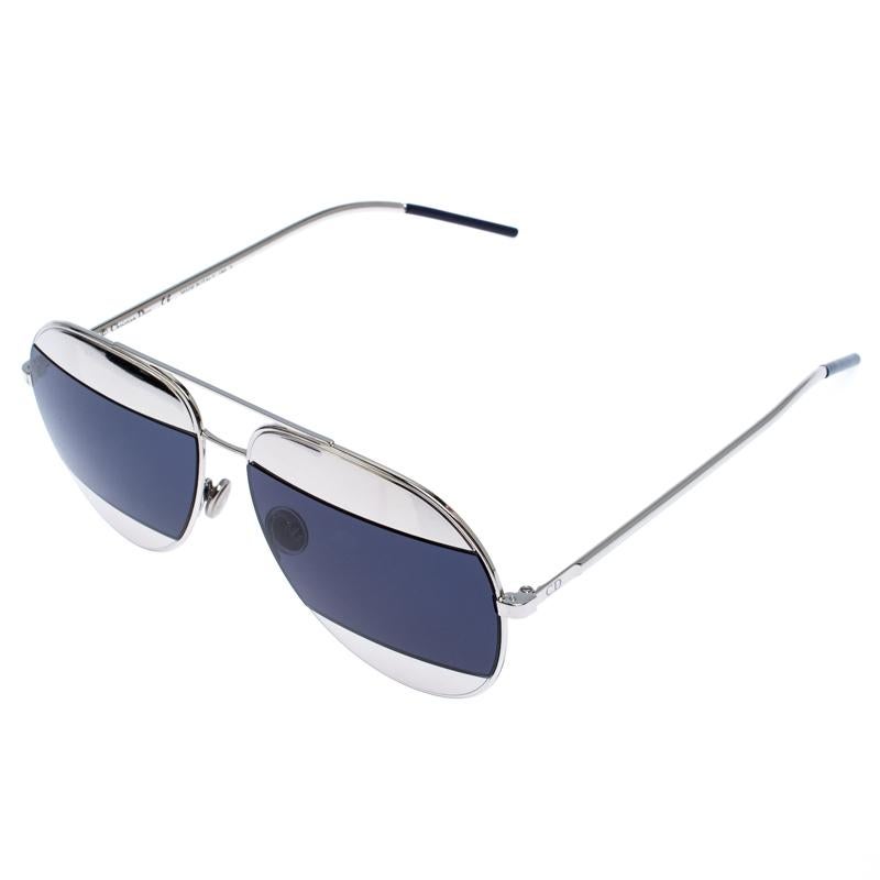 dior silver aviator sunglasses