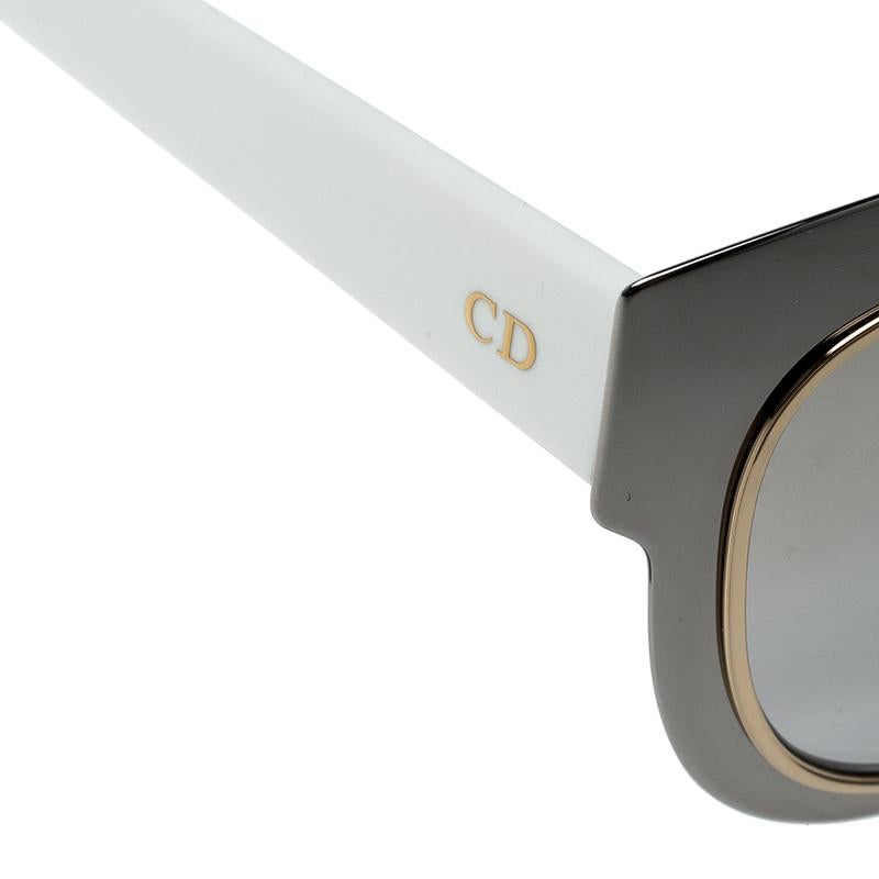 Dior Silver/Brown Gradient Mirrored LMJ96 Chromic Sunglasses 2