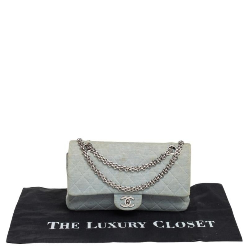 Dior Silber glänzendes Leder Diorama beschlagene vertikale Kette Clutch 12