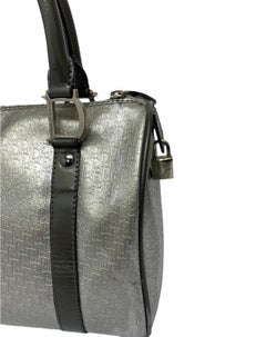 Dior Silver Leather Bag