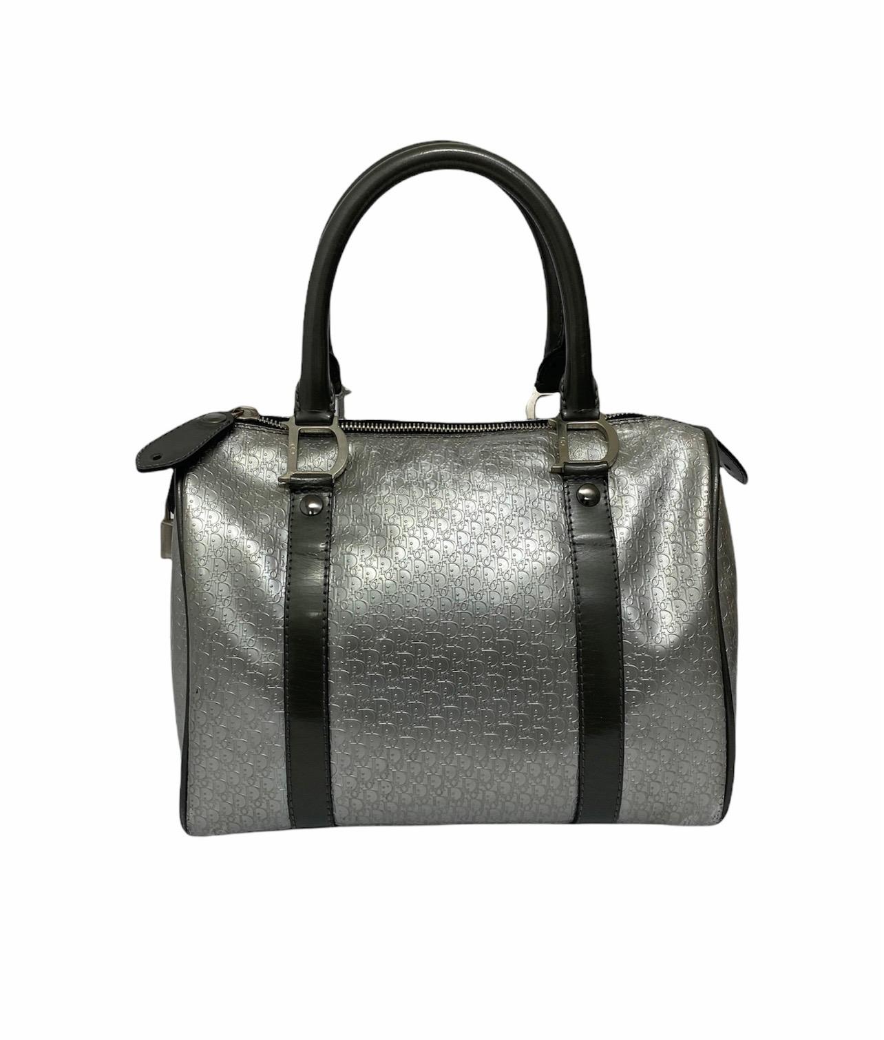 Dior Silver Leather Bag 2