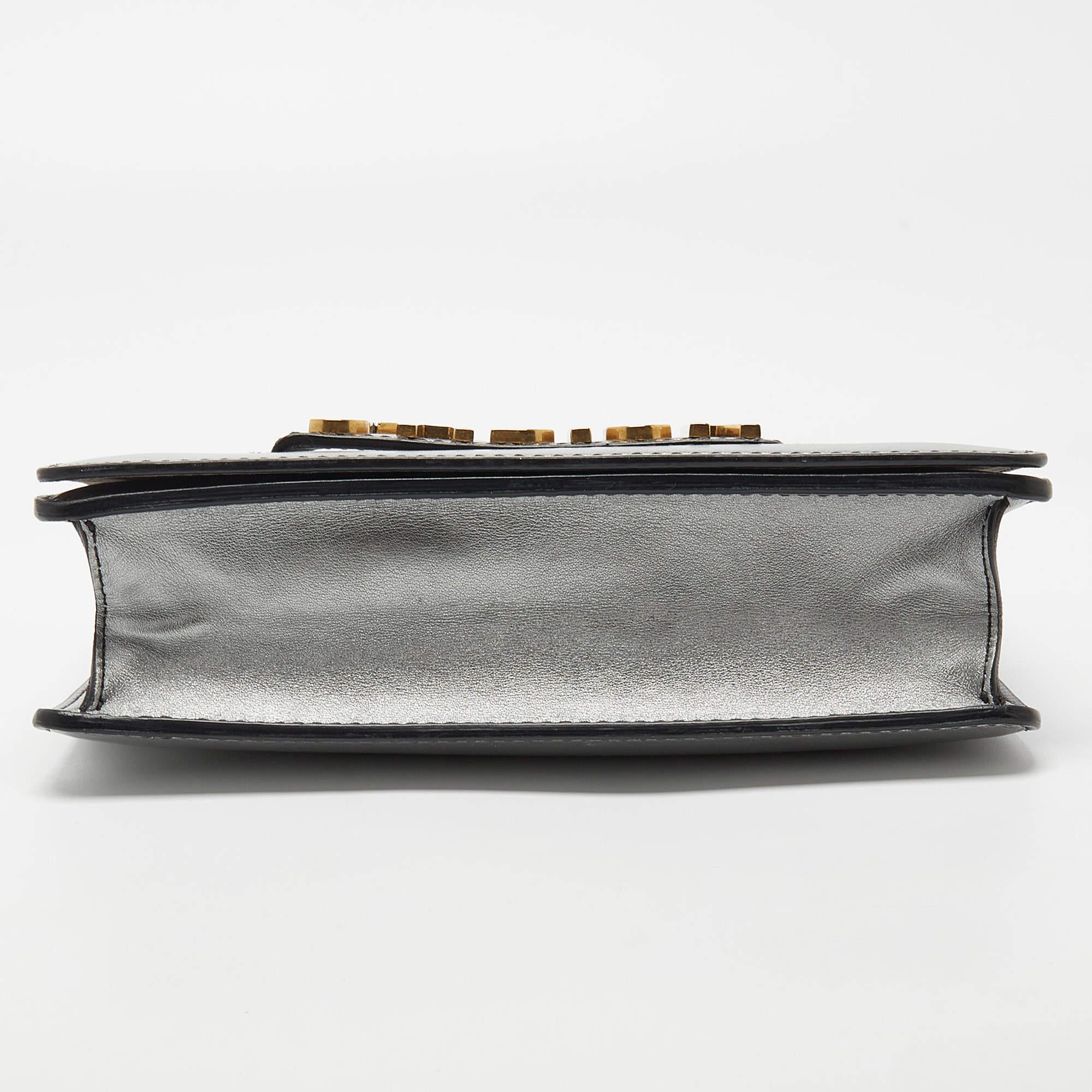Dior Silver Leather J'adior Flap Shoulder Bag Bon état - En vente à Dubai, Al Qouz 2