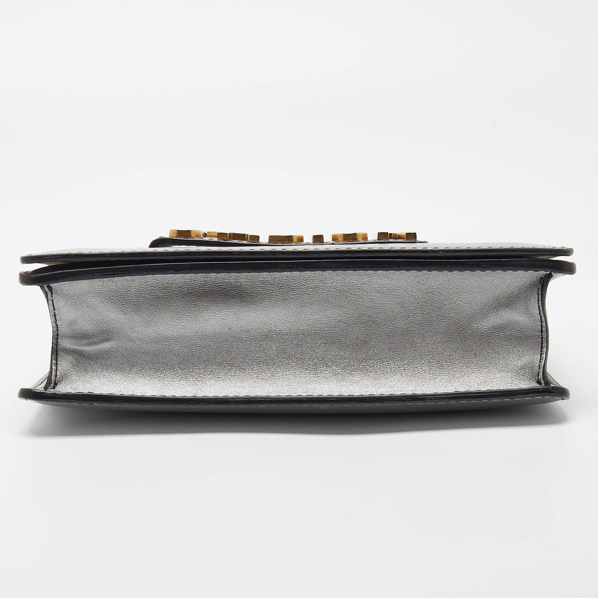 Women's Dior Silver Leather J’adior Flap Shoulder Bag