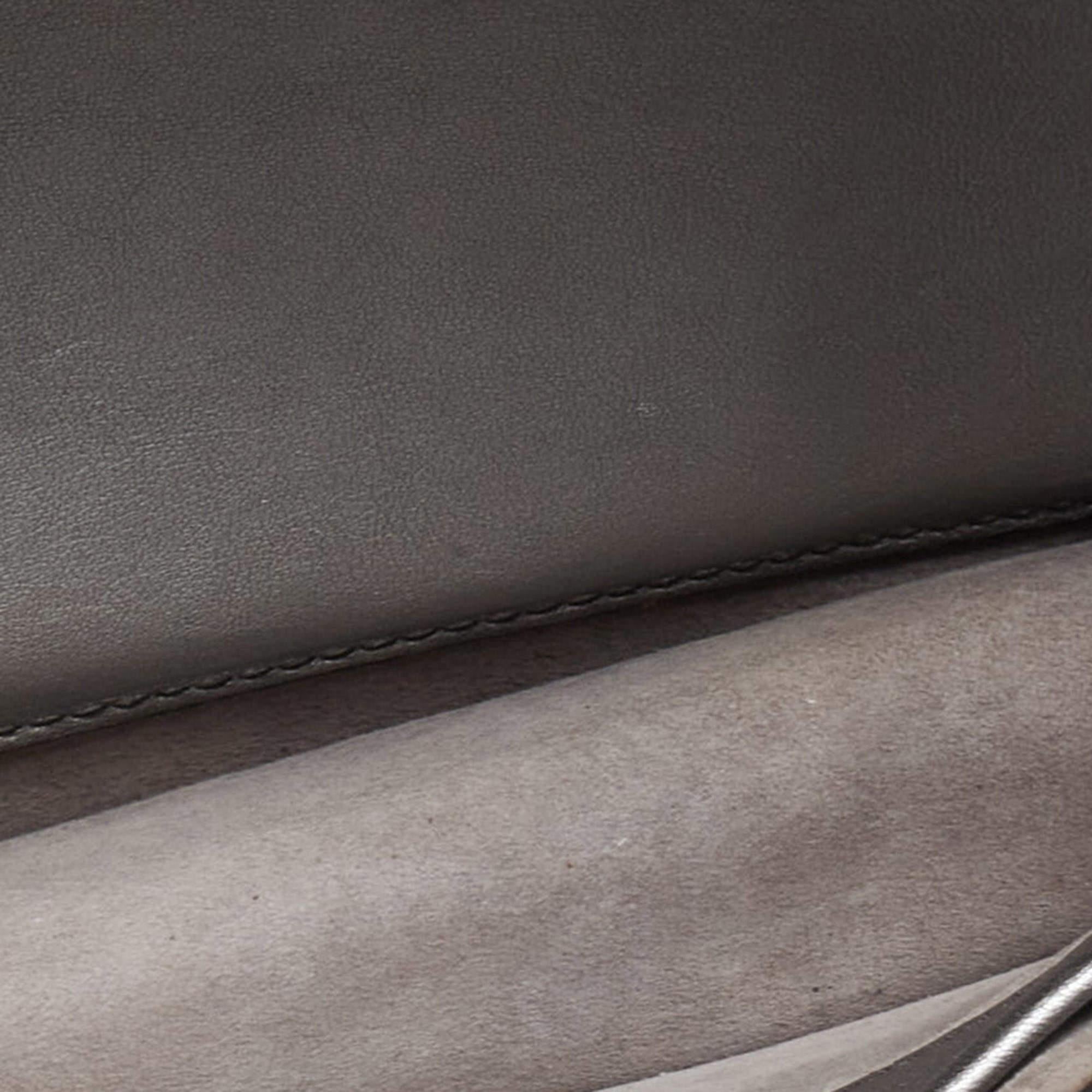 Dior Silver Leather J’adior Flap Shoulder Bag 5