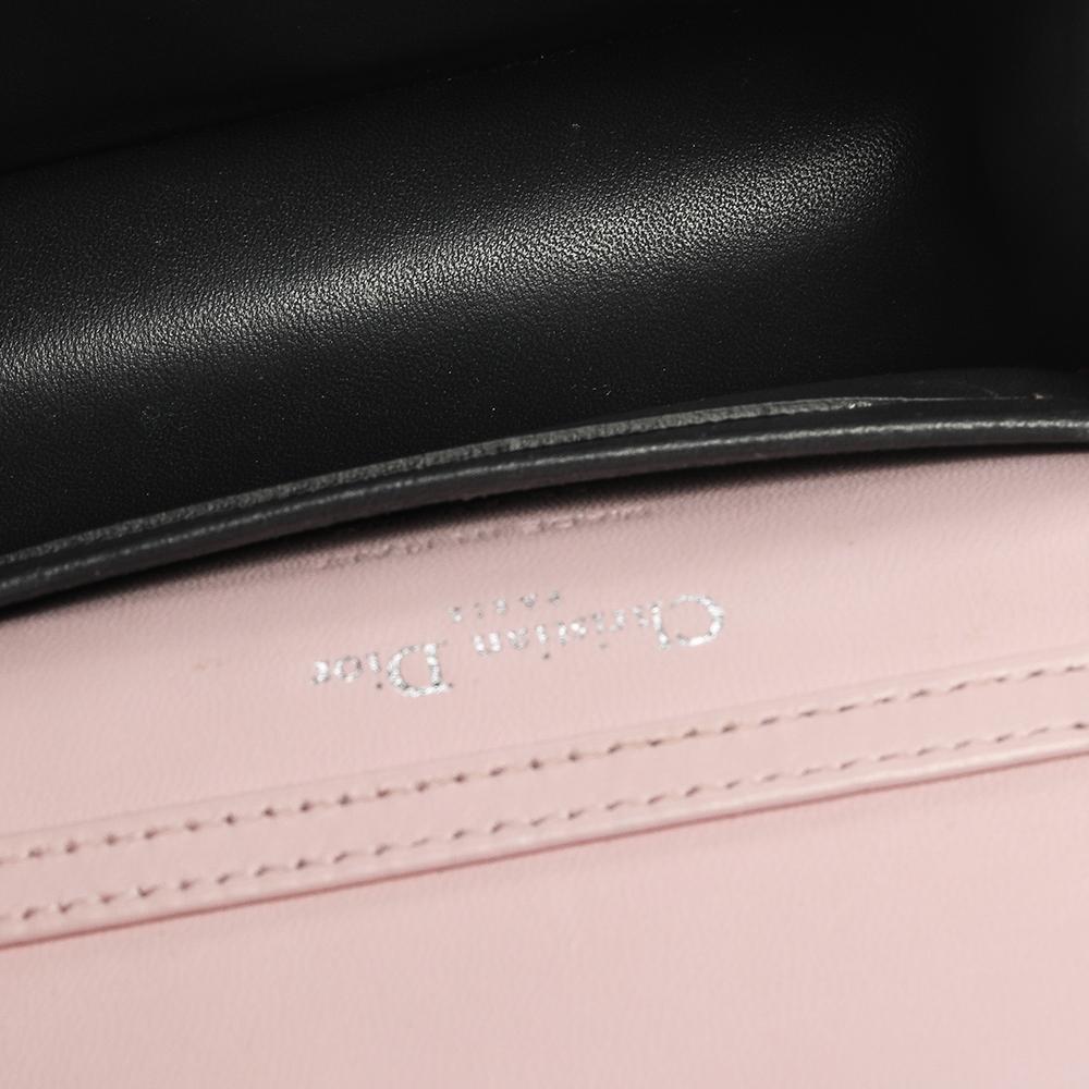 Dior Silver Micro Cannage Patent Leather Baby Diorama Crossbody Bag 1