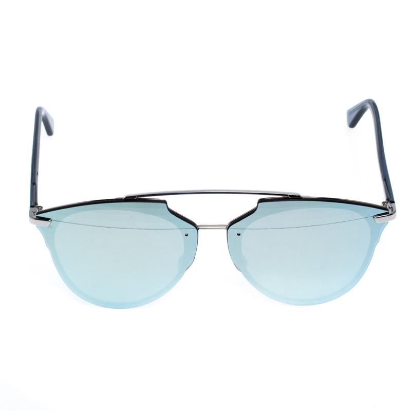 reflective bridge sunglasses