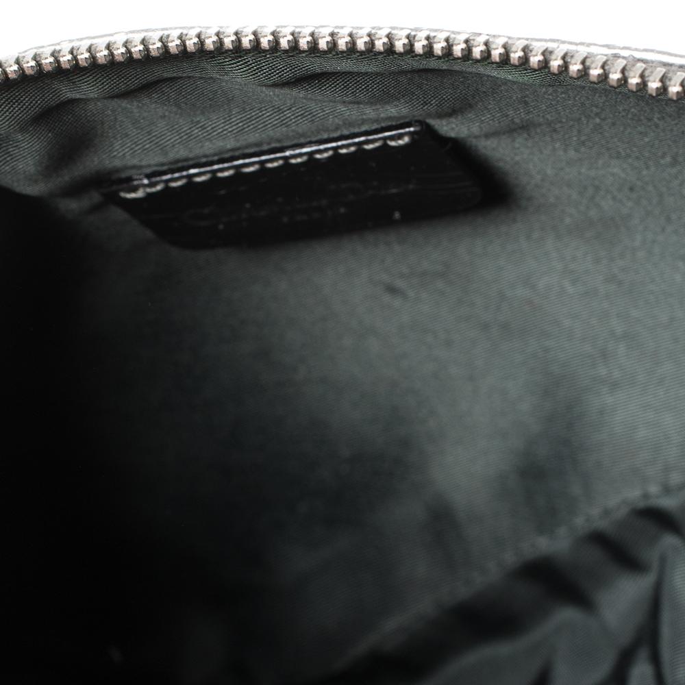 Dior Silver Oblique Matte Leather Saddle Bag 1