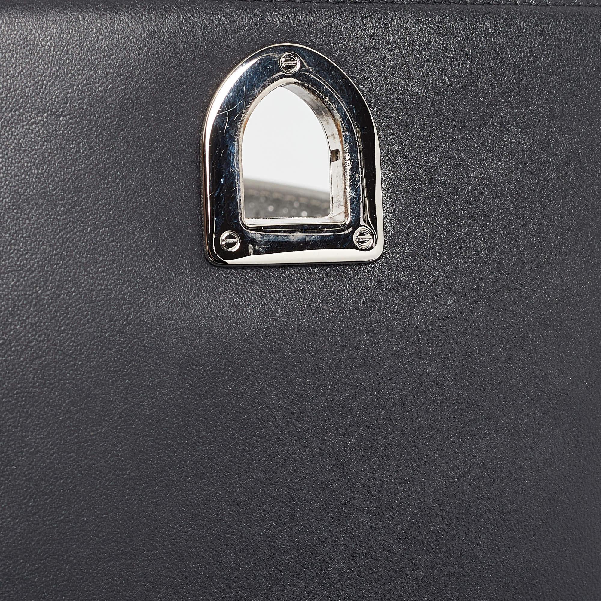 Dior Silver Patent Leather Small Diorama Shoulder Bag 4