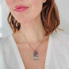 DIOR Silver Plated Necklace Vintage Y2K Trotter Pendant