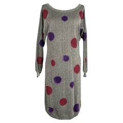 Dior Silver, Purple and Pink Lurex Dress