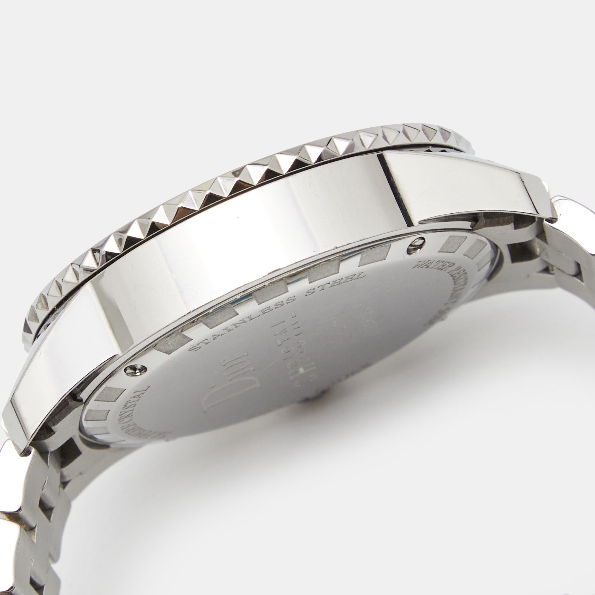 Dior Silver Stainless Steel Diamond Christal CD114313 Women's Wristwatch 38 mm 2