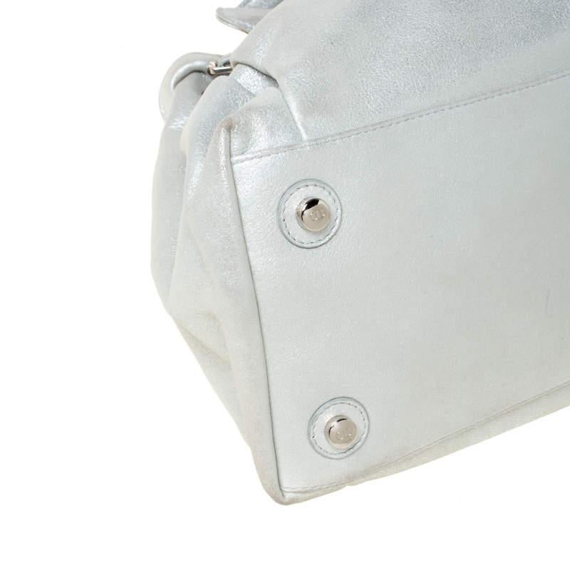 Dior Silver Suede Le Trente Hobo 8