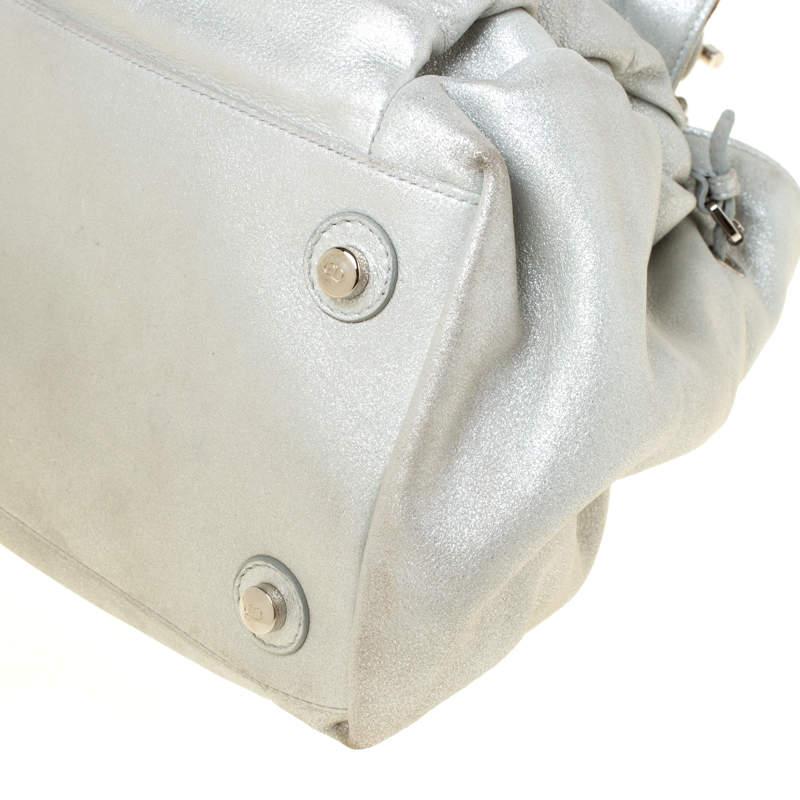 Dior Silver Suede Le Trente Hobo 2