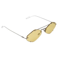Used Dior Silver/Yellow 010J9 Dior Inclusion Sunglasses
