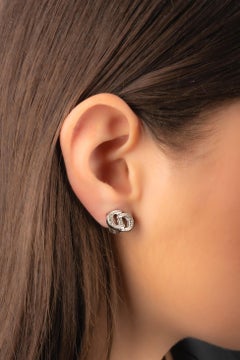 Dior Silberne Ohrclips