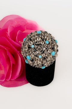 Dior Silvery Metal Brooch, 1961