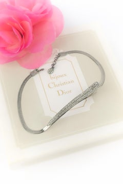 Dior silberne Halskette 'Clip'