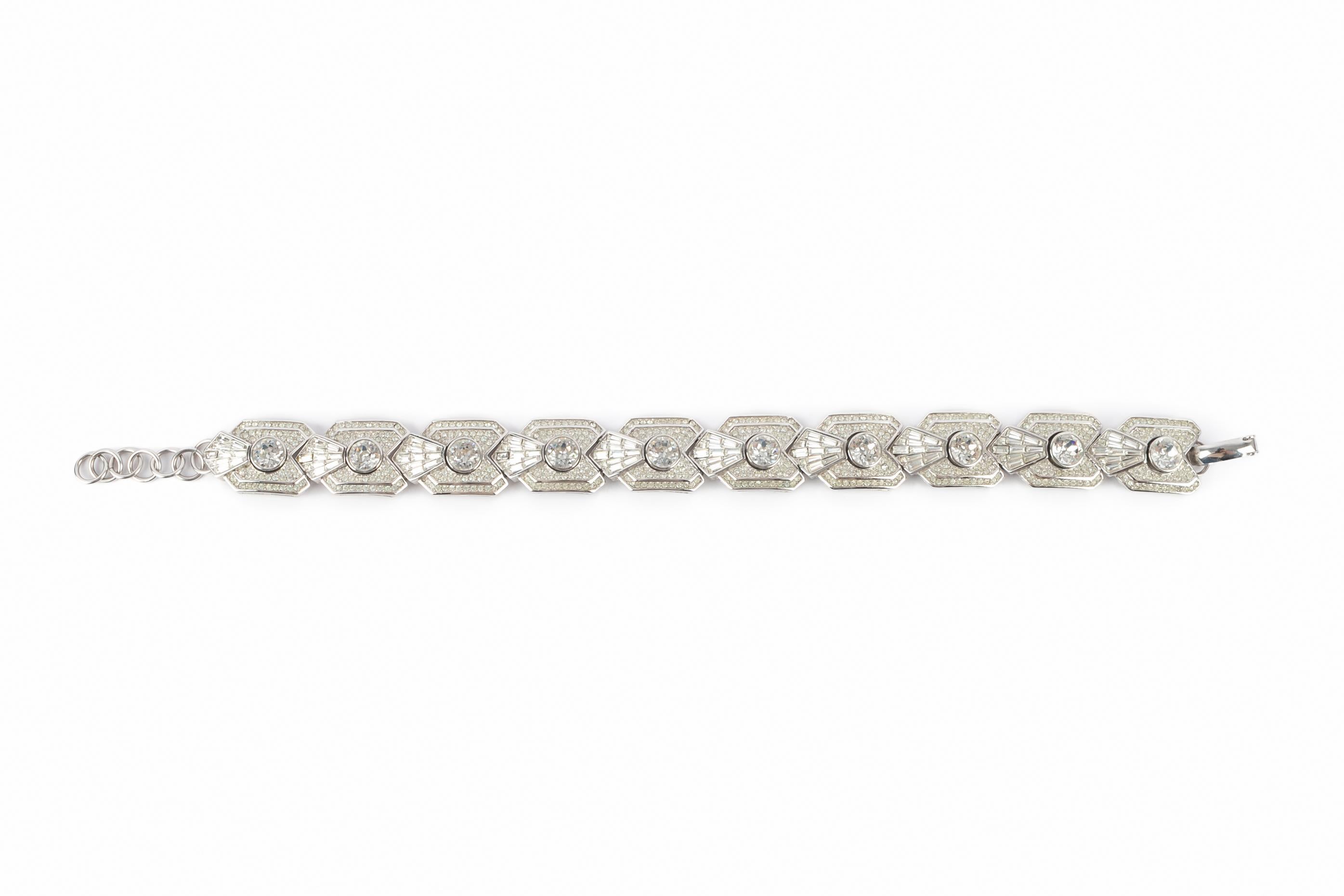 Dior silvery necklace For Sale 1