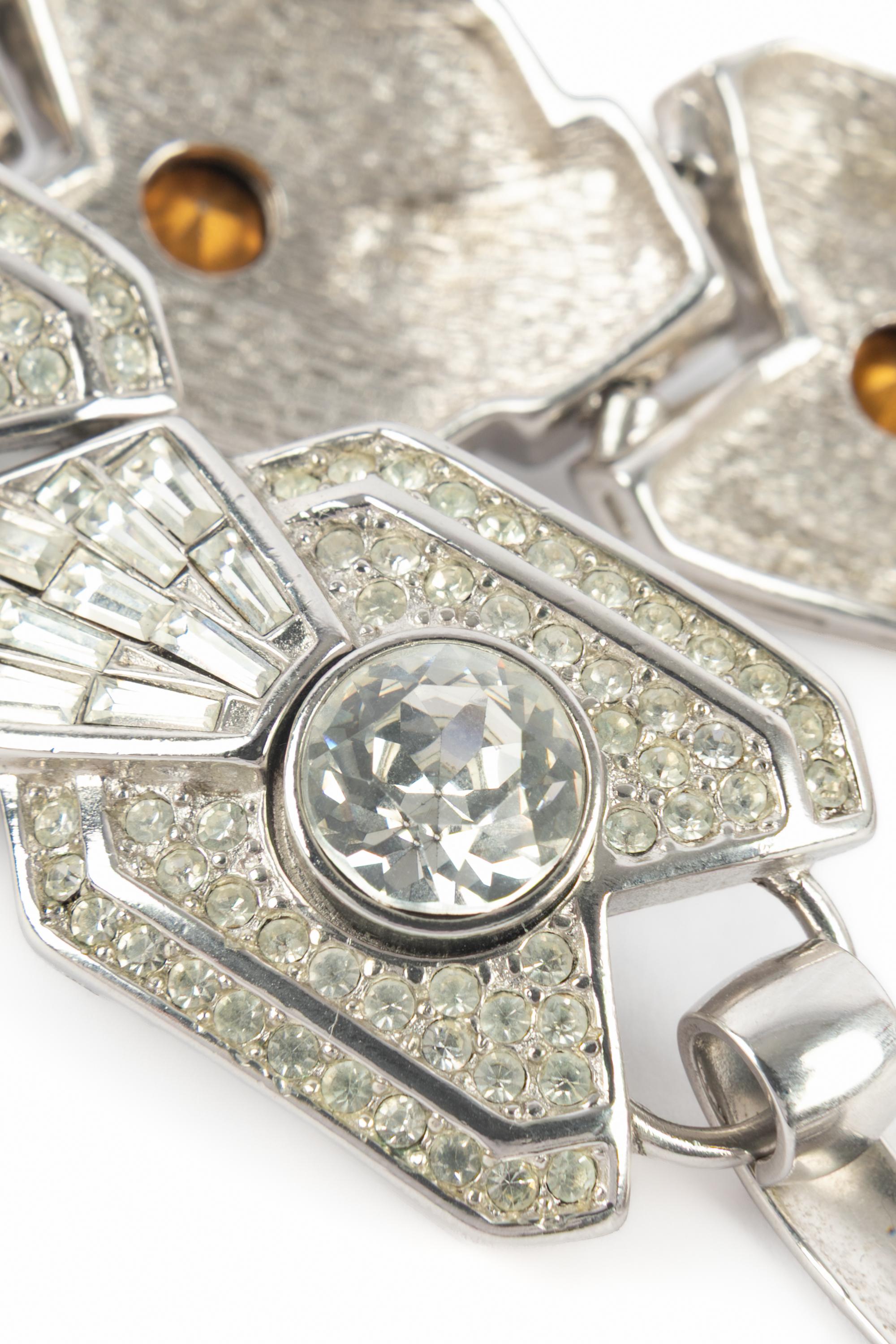 Collana argentata Dior in vendita 4