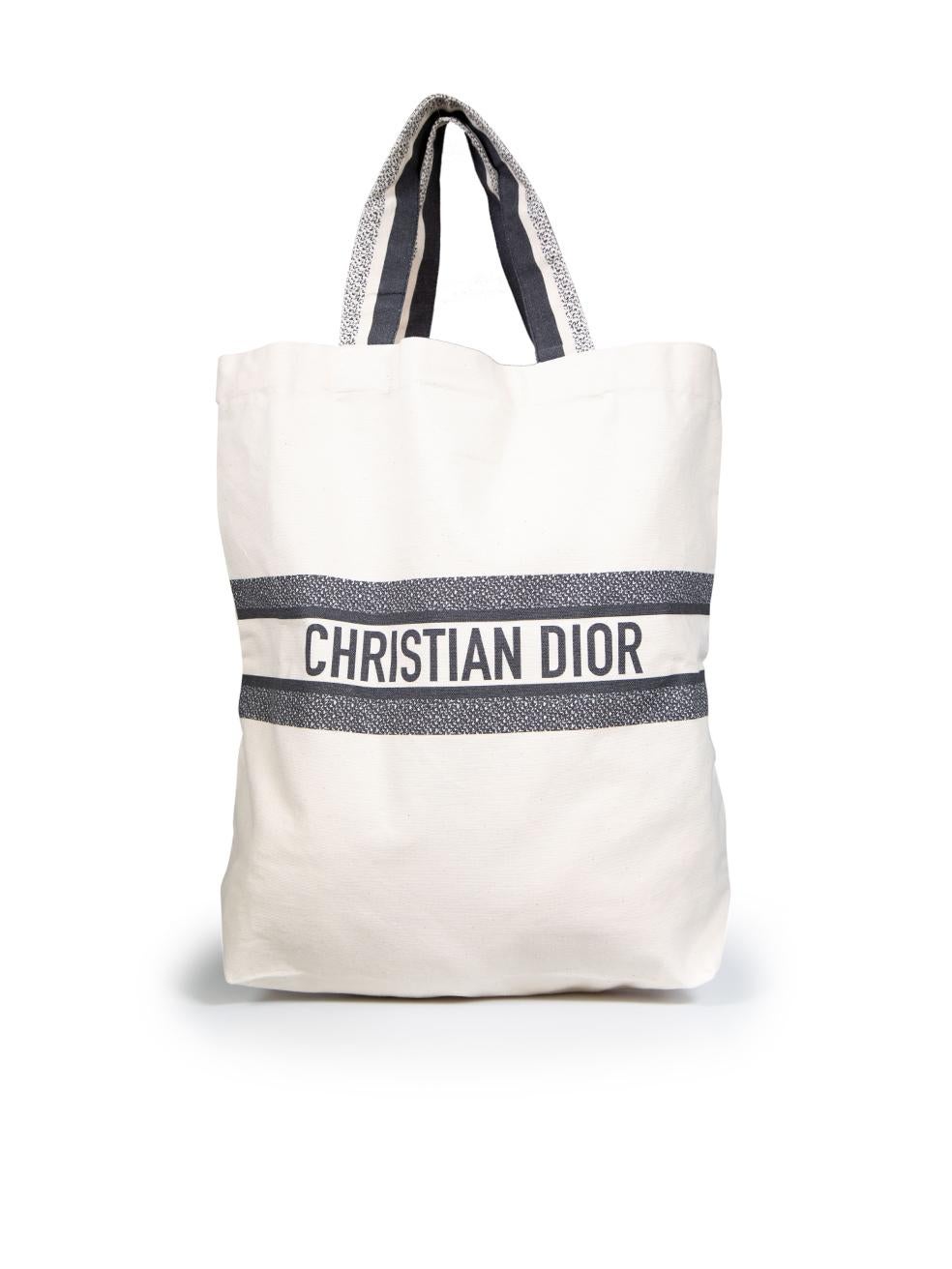 Beige Dior Sisterhood Is Global Tote Bag & T-Shirt Set