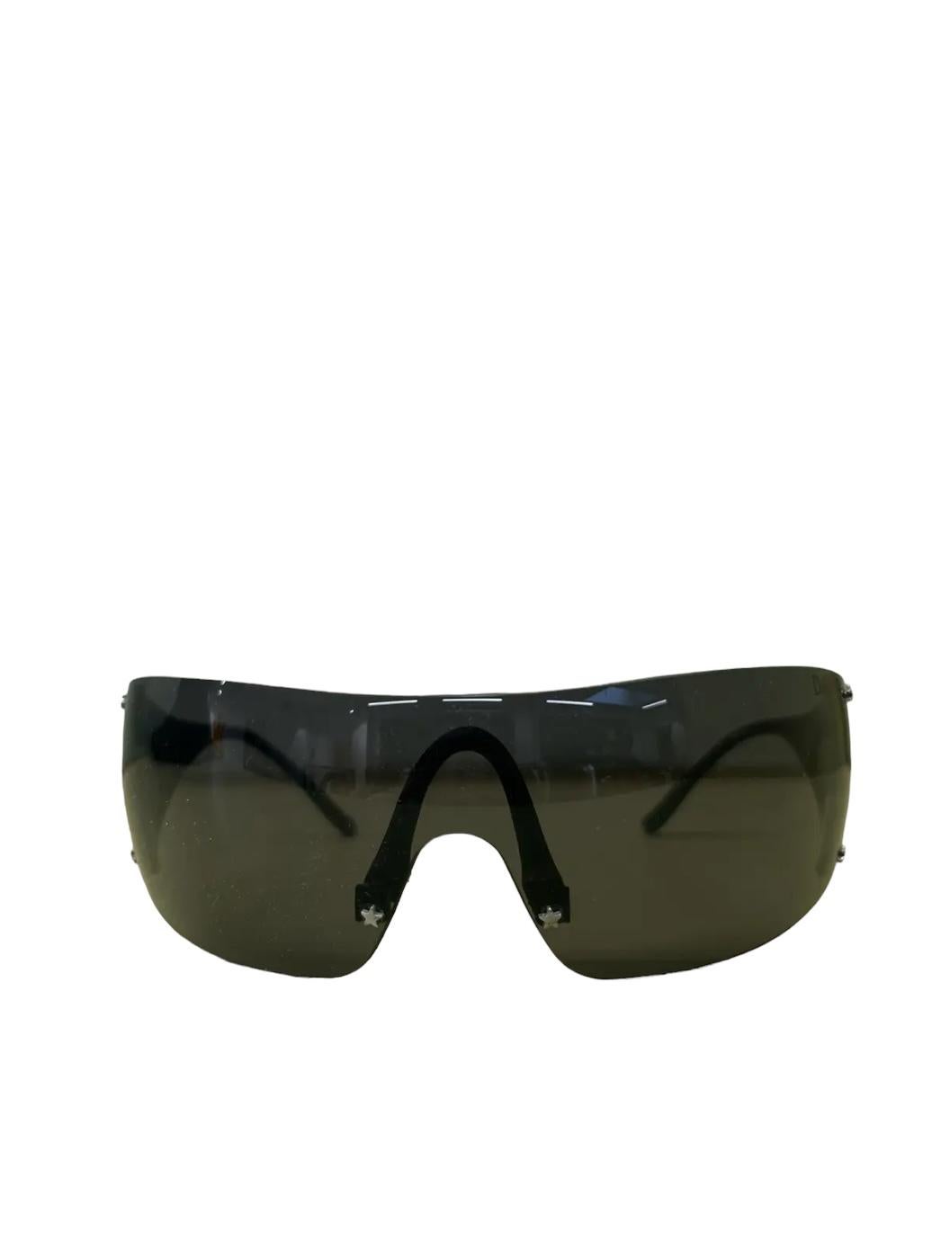 Dior Ski 5 Black Rimless Sunglasses Unisexe en vente