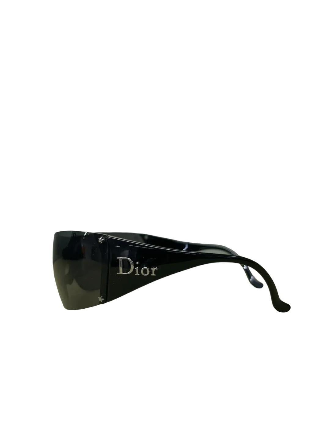 Dior Ski 5 Black Rimless Sunglasses For Sale 1