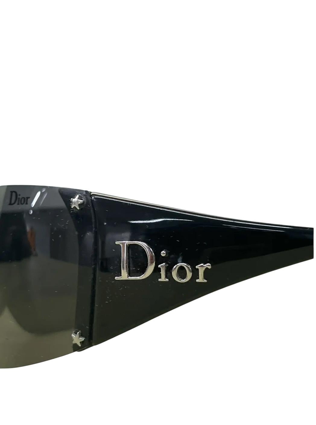 Dior Ski 5 Black Rimless Sunglasses For Sale 2