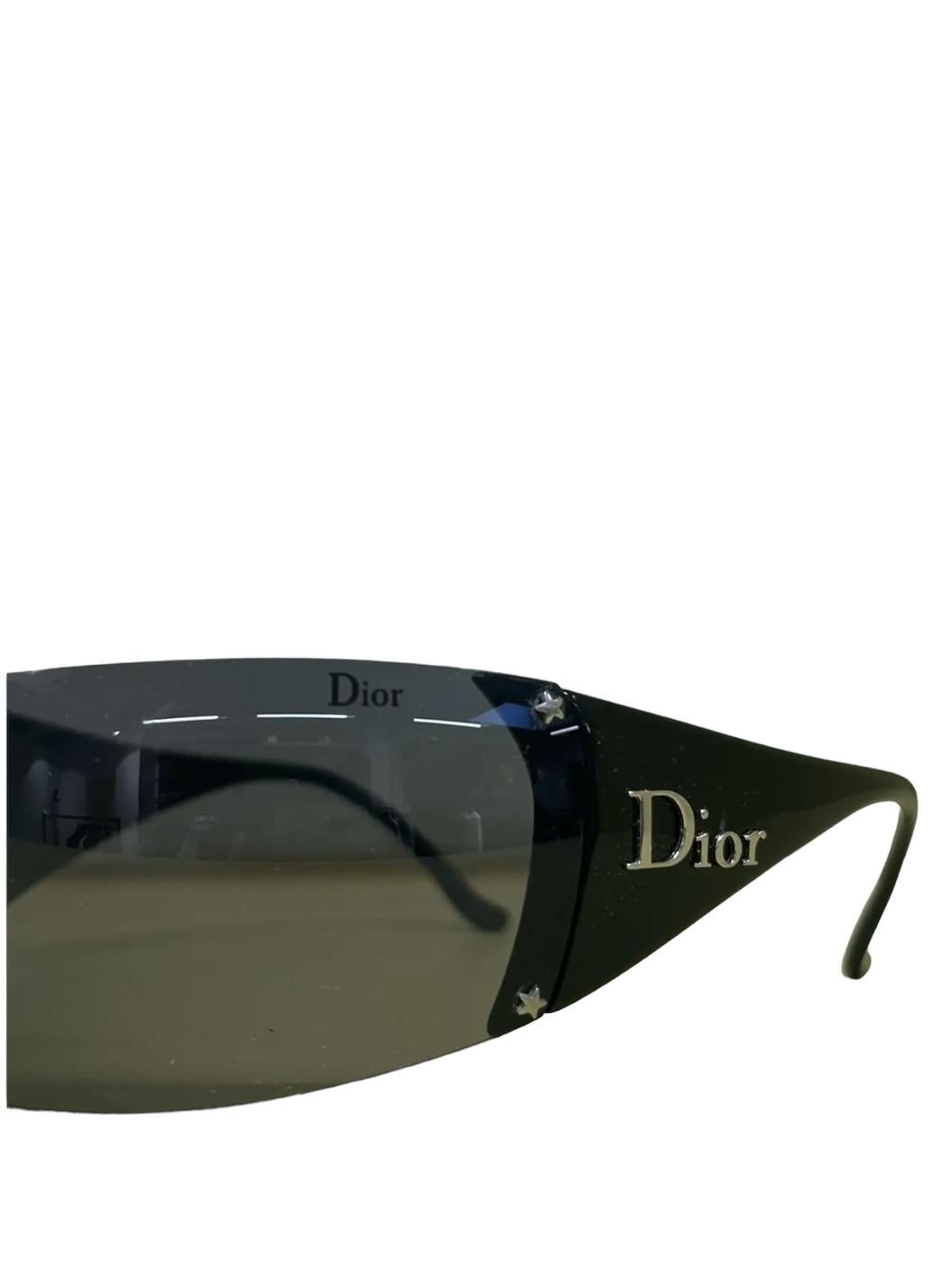 Dior Ski 5 Black Rimless Sunglasses For Sale 3
