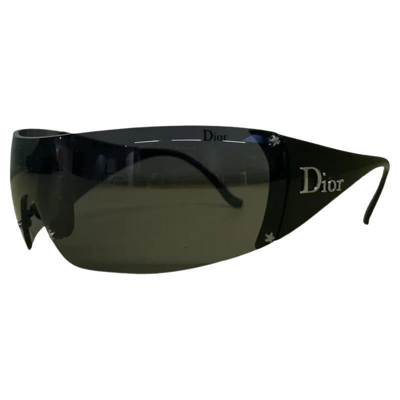 Dior Ski 5 Black Rimless Sunglasses en vente