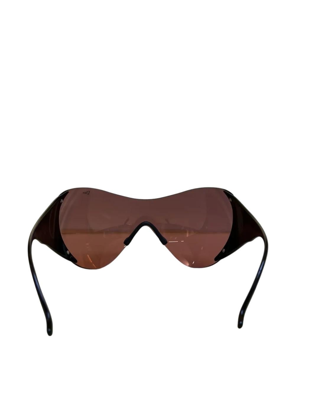 Dior Ski-Sonnenbrille in Übergröße mit Randlosem Logo und getöntem Logo im Angebot 1
