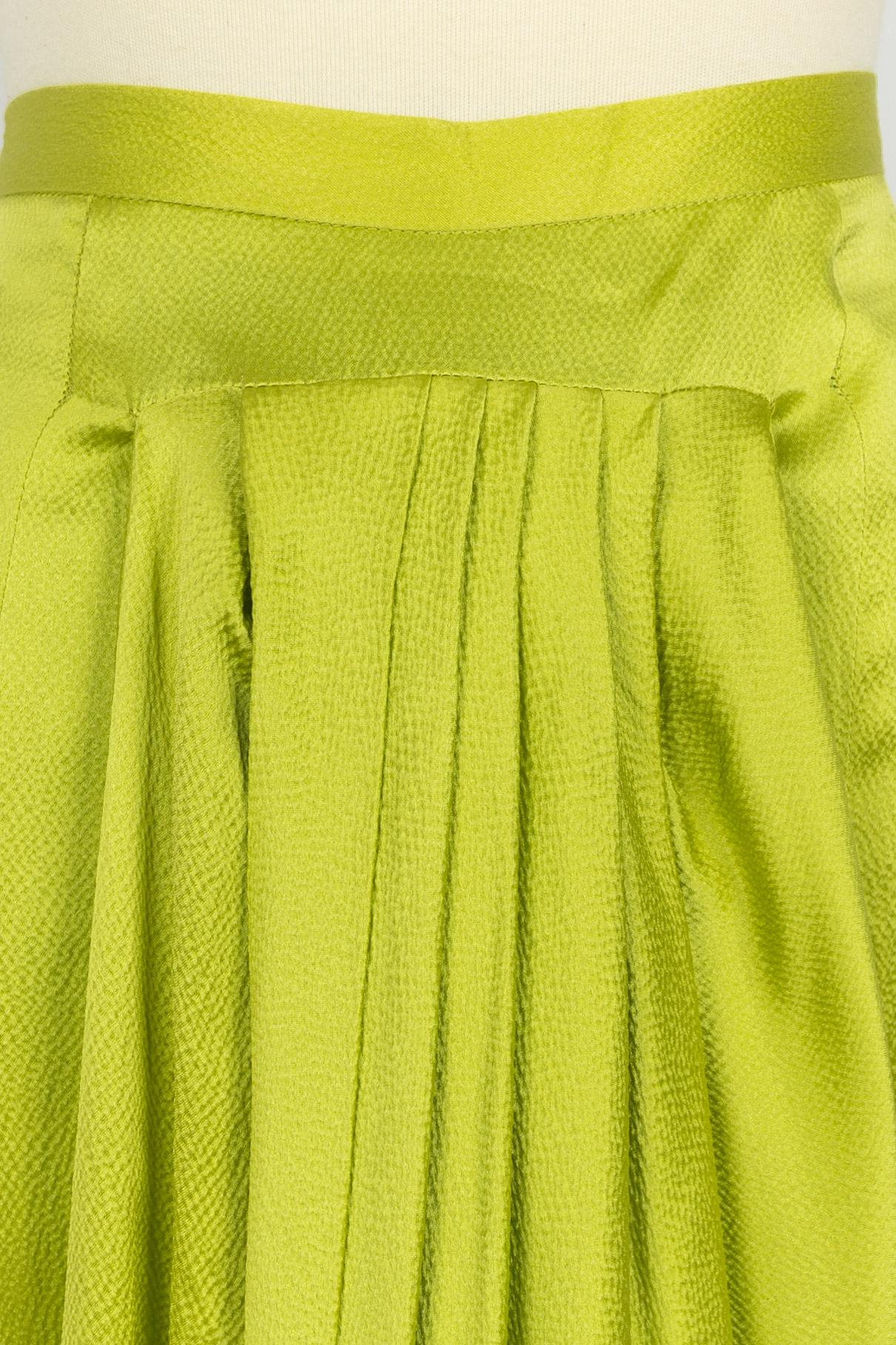 Falda Dior Otoño 2007 Amarillo en venta
