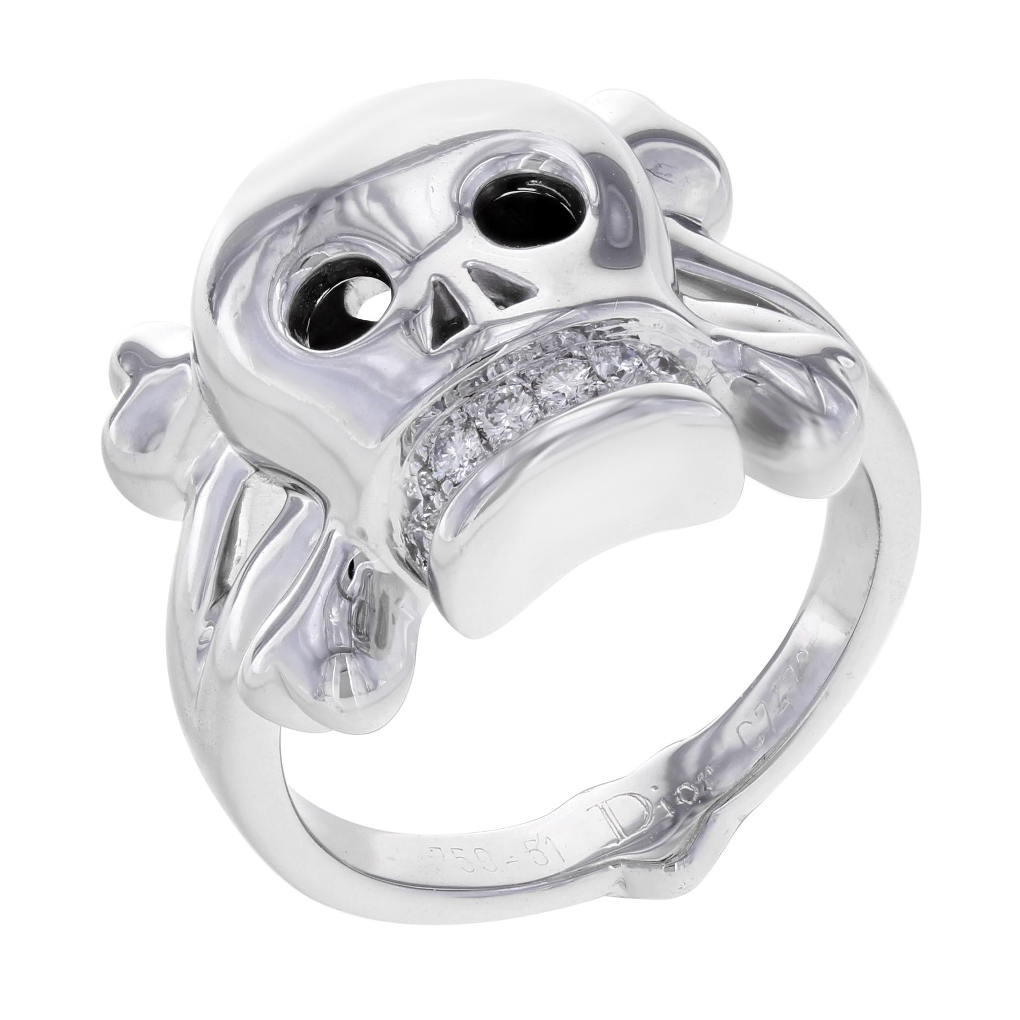 Christian Dior Jewelry 18k Skull - For Sale on 1stDibs | dior skull ...