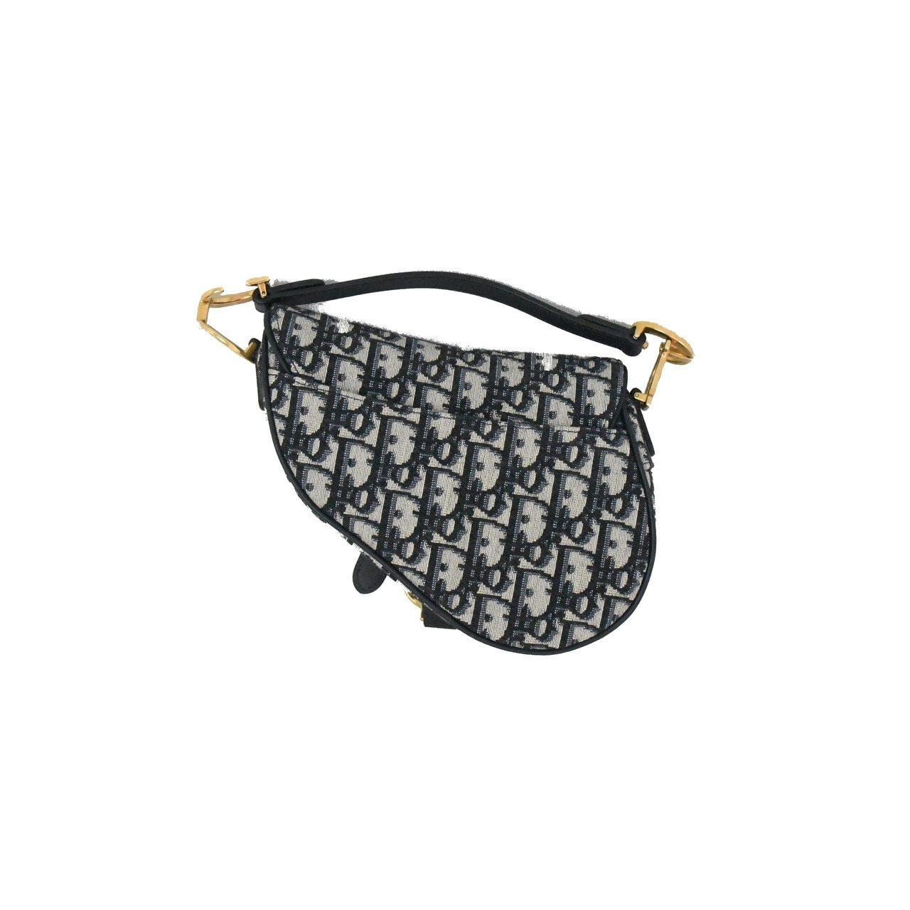 Dior Kleine Satteltasche Navy im Zustand „Neu“ im Angebot in Flushing, NY