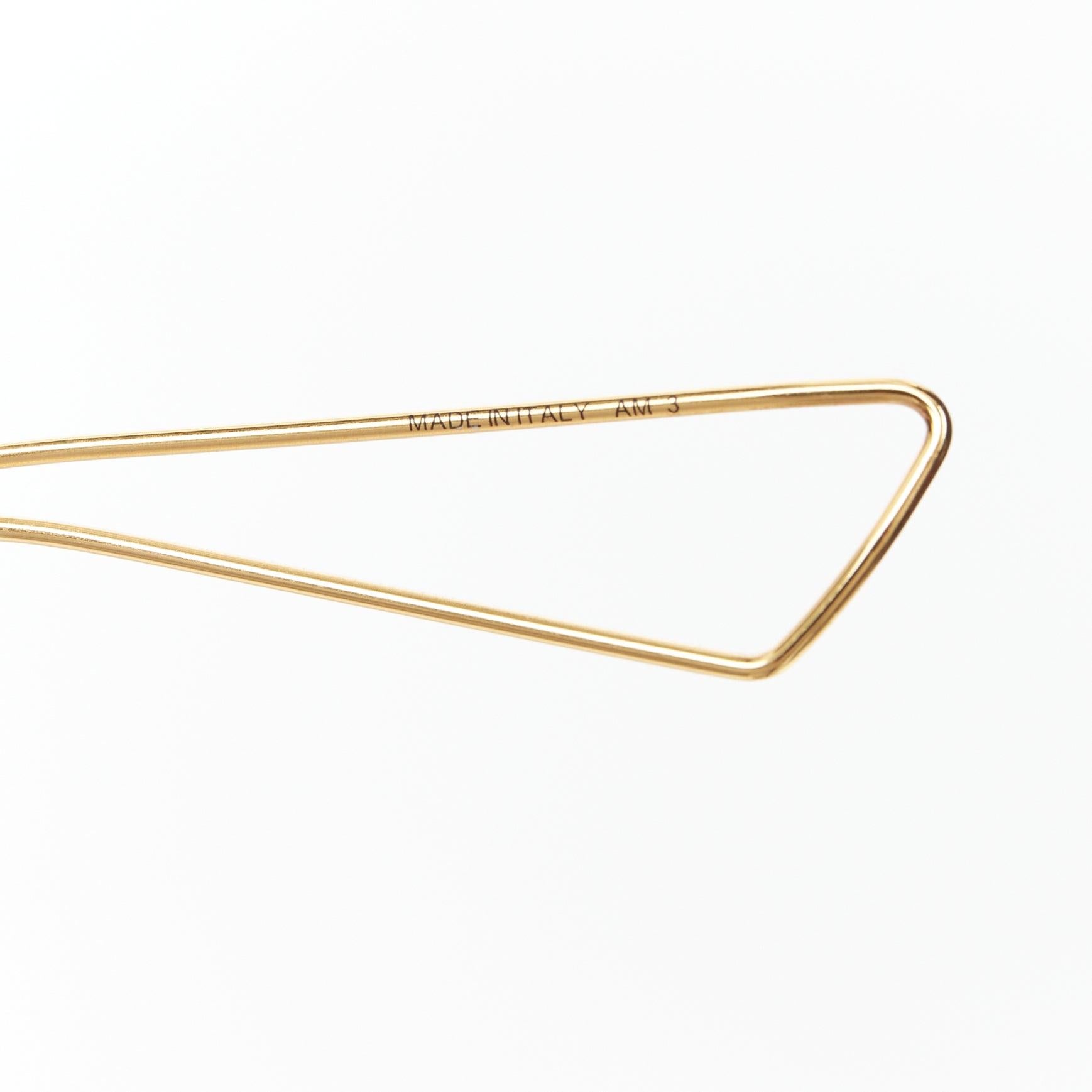 DIOR  So Electric green bridge gold trims gradient lens squoval sunnies en venta 3